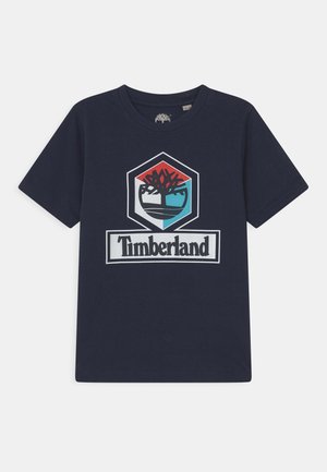 SHORT SLEEVES - T-shirt print - navy