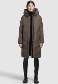 khujo JANGE - Winter coat - taupe dunkel