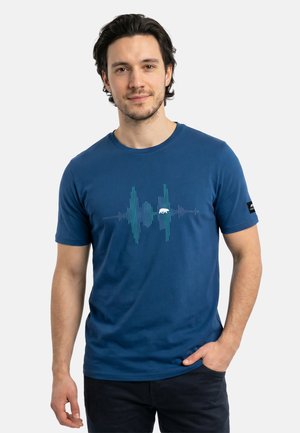 FORSBERG, Camiseta estampada - blau