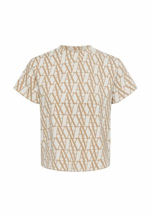 T-shirt print - ecru beige