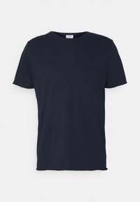 ROLL NECK TEE - T-shirts - black