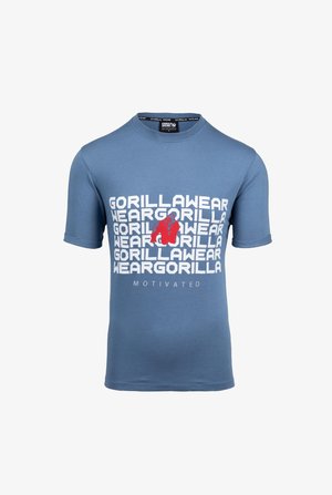 Gorilla Wear, BRADLEY - T-shirt print - blue