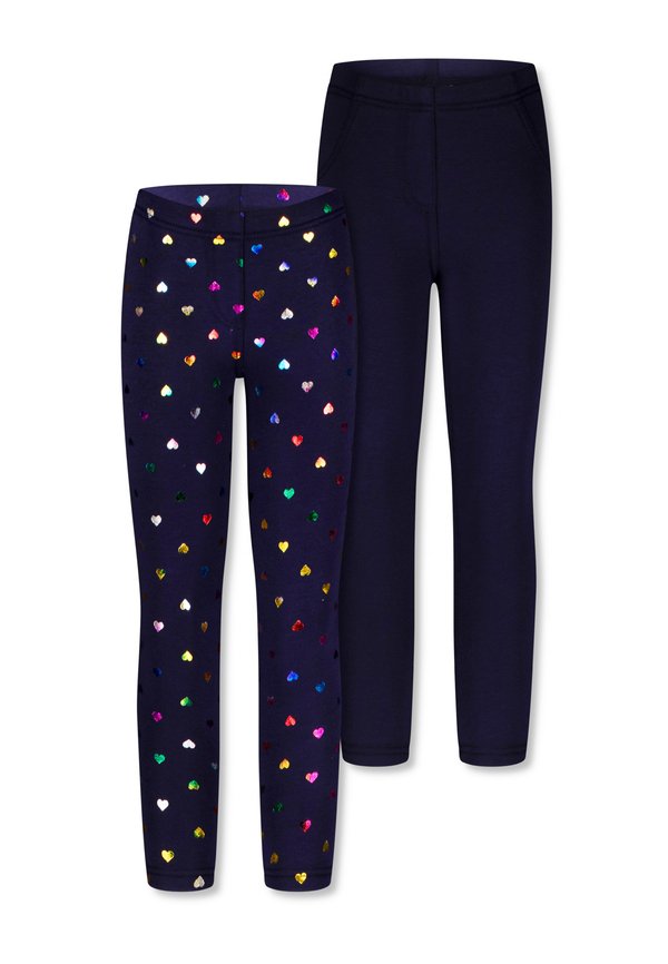 2 PACk - Leggings - Hosen - donkerblauw blauw