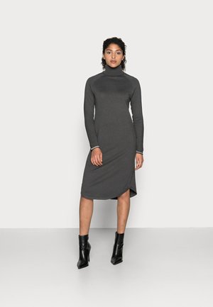 ANNEMARIE DRESS - Pleten aty - raven melange