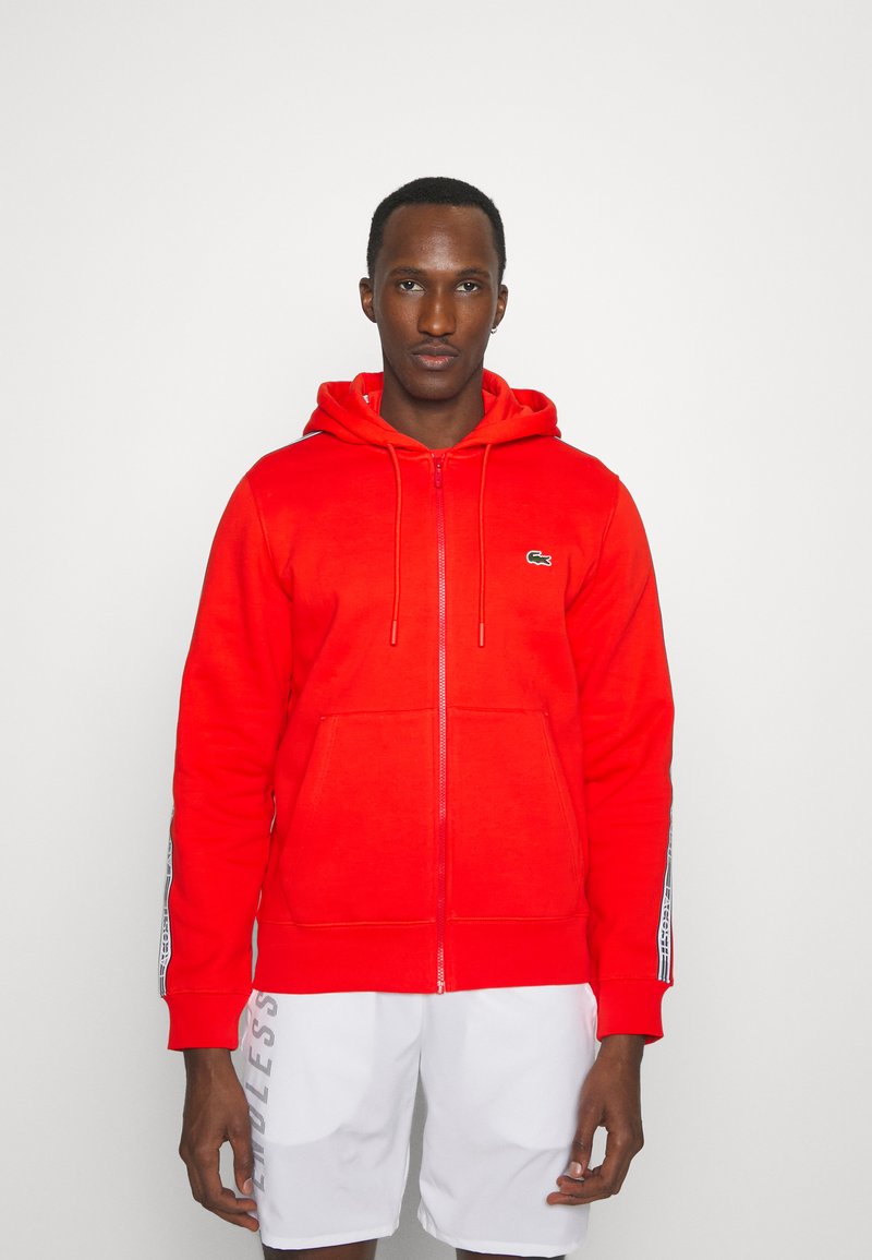 Lacoste Sport TAPERED Sweatjacke rouge/rot Zalando.de