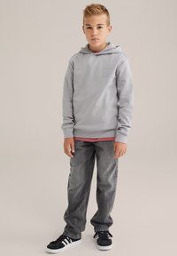 WE Fashion BLUE RIDGE - Sweat à capuche - grey