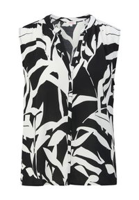 Bluse - schwarz weiß