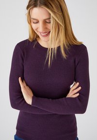 Damart COL ROND  - Maglione - raisin