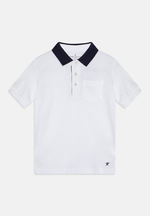 STRIPE COLLAR - Poloshirt - white