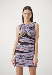 Versace Jeans Couture WRAP PIECE - Šaty do práce - lilac