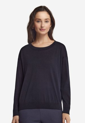 Falconeri, ROUND NECK - Striktrøje - Blue