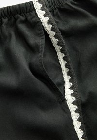 Next TIE WAIST WIDE LEG TALL - Auduma bikses - black crochet