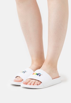 JUNE PRIDE - Pool slides - regular white