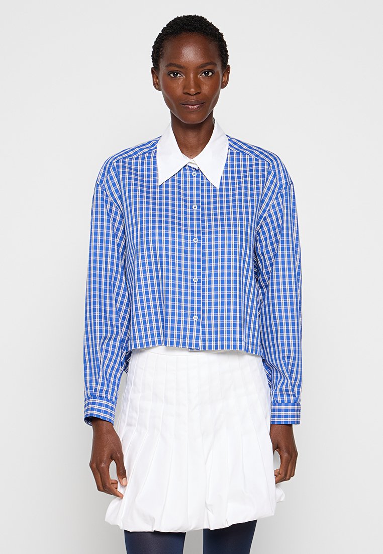 sandro Overhemdblouse blauw sandro Overhemdblouse blauw