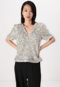 ICHI FAUCA  - Blouse - frosted almond