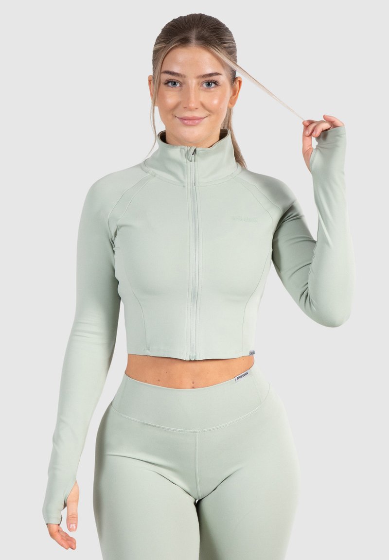 Smilodox CROP ADVANCE PRO - Trainingsjacke - grün
