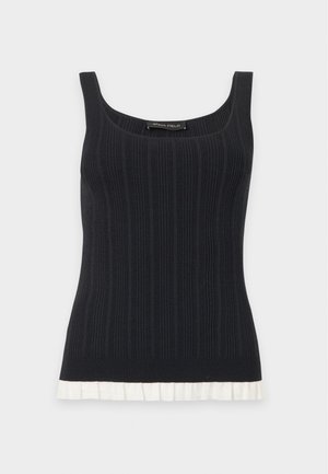 Anna Field by Zalando, KNITTED TOP - Μπλούζα - black/white