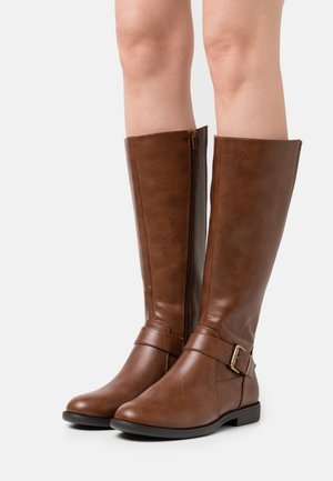Anna Field Wide Fit Stivali alti - cognac