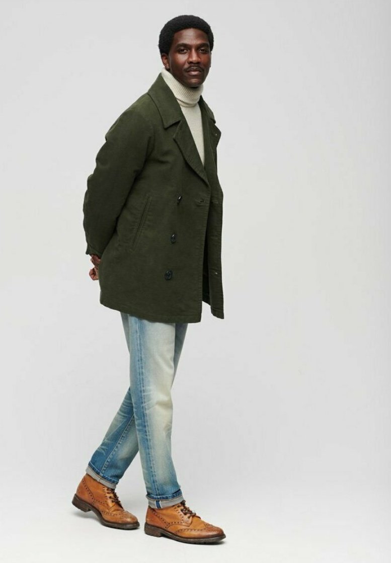 Superdry MOLESKIN Blazer jacket surplus goods olive/olive Zalando
