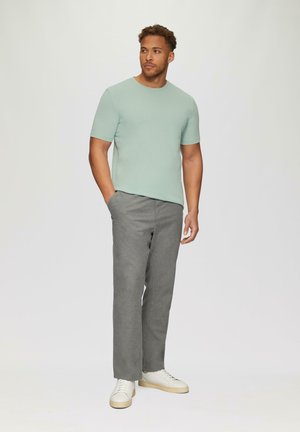 T-Shirt basic - salbeigrün