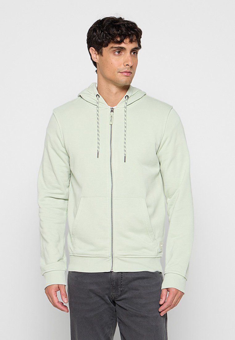 INDICODE JEANS Sweater met rits lichtgroen INDICODE JEANS Sweater met rits lichtgroen