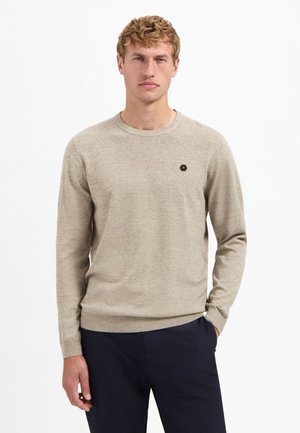 TIMELESS TWO TONE  - Strickpullover - sand