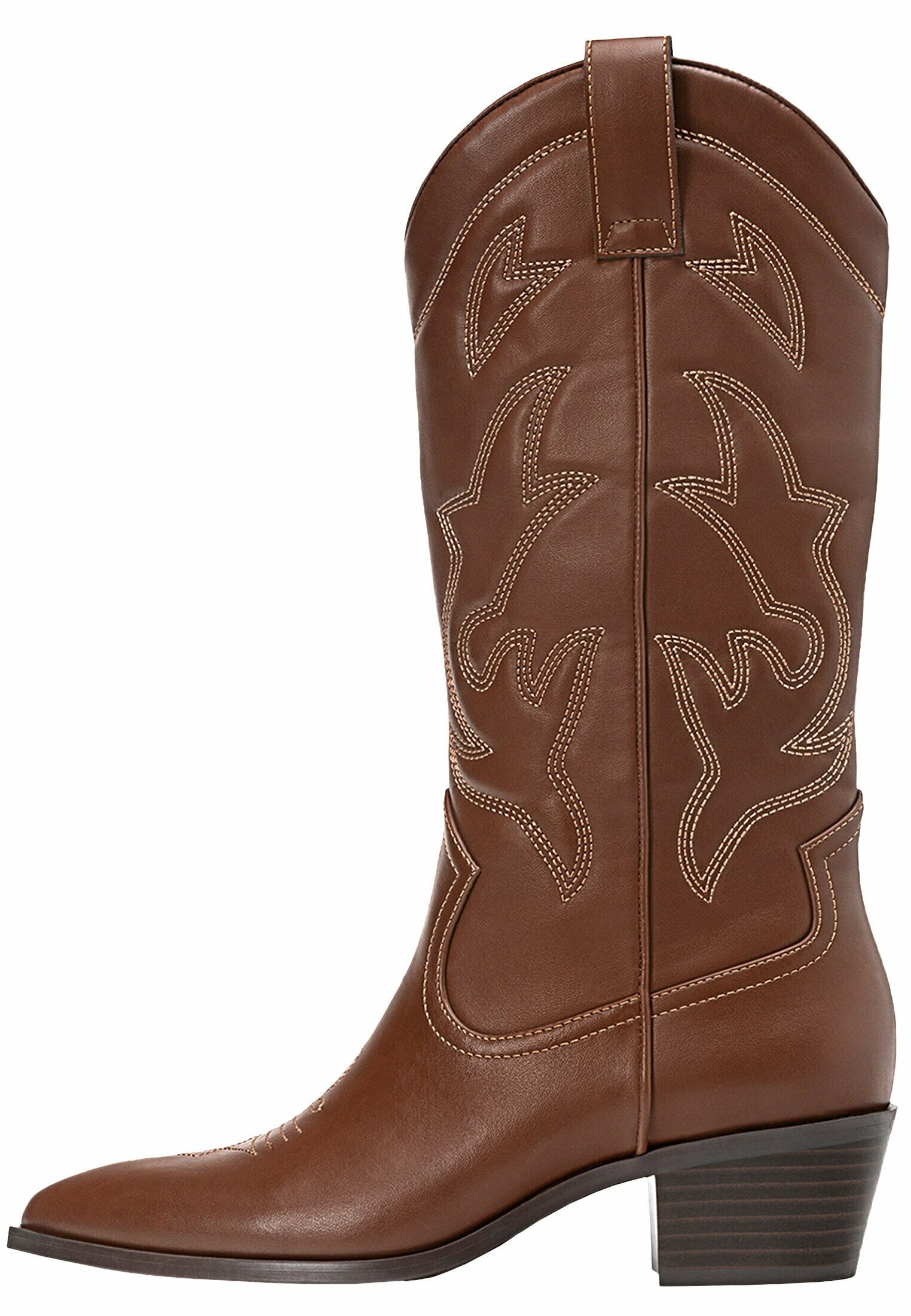 Stradivarius Stivali texani / biker - brown/marrone - Zalando.it