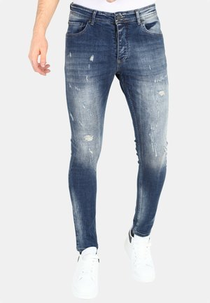 STOASHED SCHEUREN -MM - Slim fit jeans - blauw