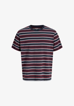 Jack & Jones, T-SHIRT PLUS SIZE STRIPED T-SHIRT - T-shirt con stampa - sky captain