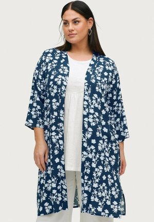 Summer jacket - blau gemustert