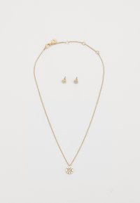 BOX LOGO PAVE DISC SET - Náušnice - gold-coloured/cry