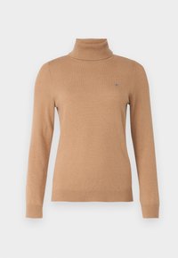 EXTRAFINE ROLLNECK - Jersey de punto - caramel beige