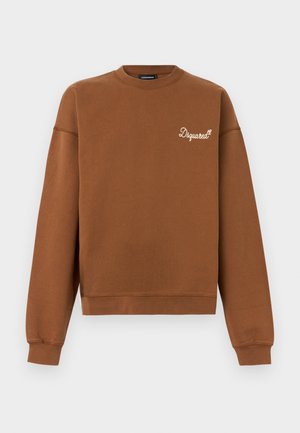 SIGNATURE RELAX FIT CREW  NECK - Sweatshirt - chocolate