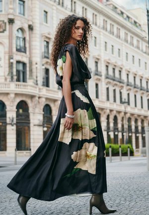 Next REGULAR FIT-KEW COLLECTION SATIN  - Voltidega seelik - black