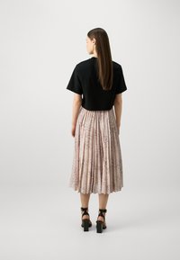 TWINSET SKIRT - Voltidega seelik - leo les beiges