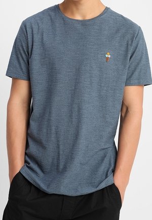 T-shirt print - dark blue