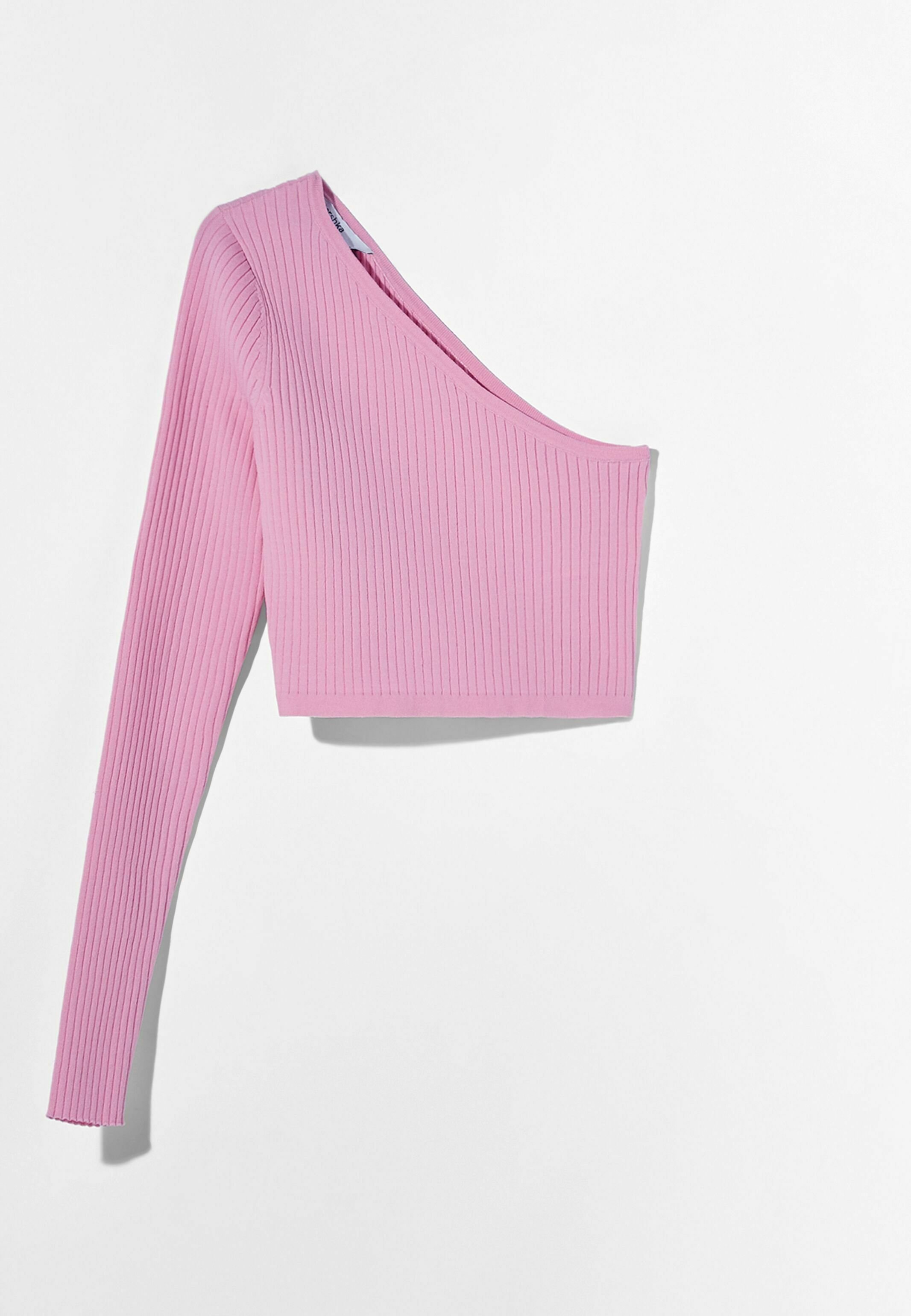 Pink knit sweater