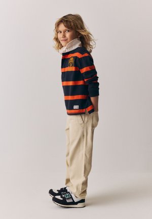 Superdry & Co, REGULAR FIT - RUGBY POLO SHIRT UNISEX - Poloshirts - orange navy
