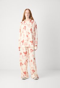 Heathe WOMENS SHIRT TROUSER SET - Stoffhose - offwhite red
