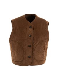 Grace Mila SETH Veste sans manches marron