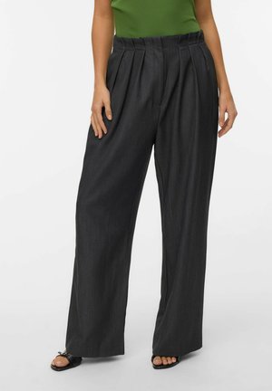 VMNEOMI HOHE TAILLE - Hlače - dark grey melange