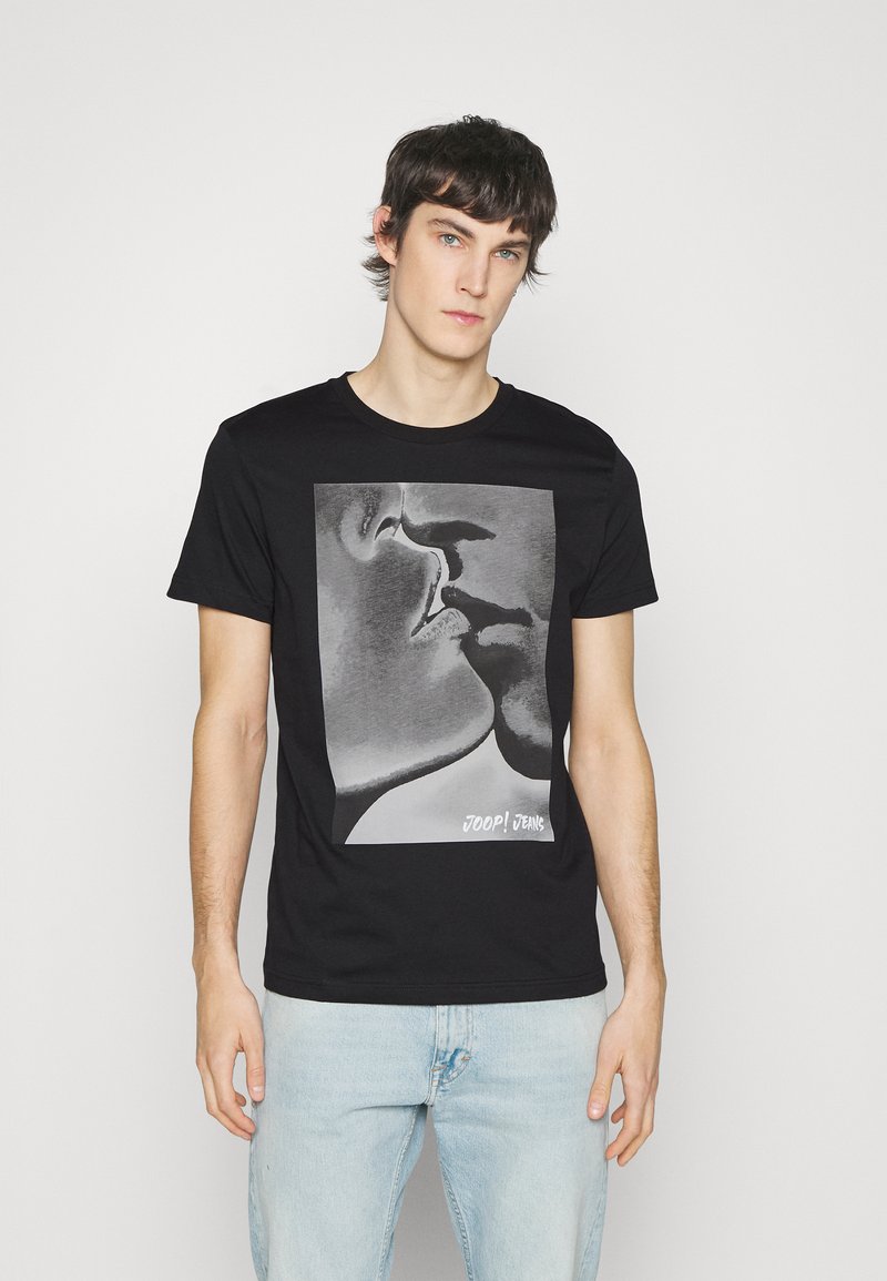 JOOP! Jeans ADRIEL - Triko s potiskem - black