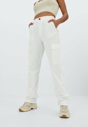 Pantalon cargo - off-white