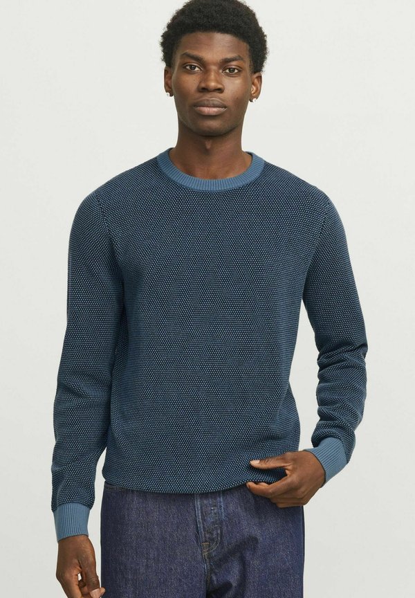 EGLOBE CREW NECK - Strickpullover - oceanview
