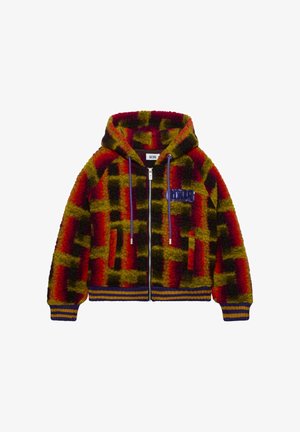 GCDS, Giacca in pile - red/mustard yellow