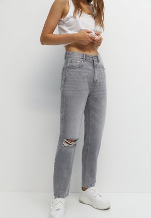 Straight leg jeans - grey