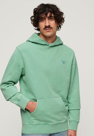 Superdry VINTAGE MARK - Hættetrøje - lagoon aqua