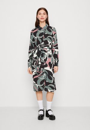 VILA VIPAYA LONG SHIRT DRESS - Φόρεμα πουκάμισο - black