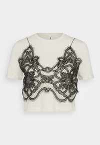 ONLY Petite Triko s potiskem - white
