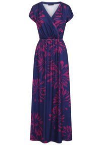 HotSquash ICONIC - Velika haljina - navy/pink flower